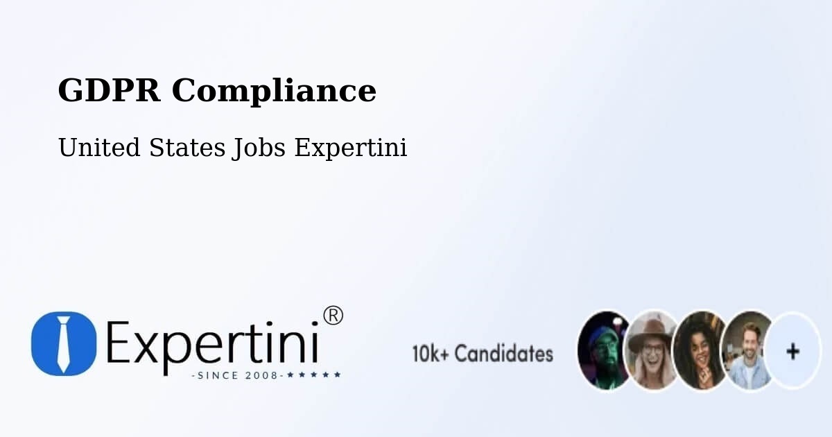 GDPR Compliance - United States Jobs Expertini